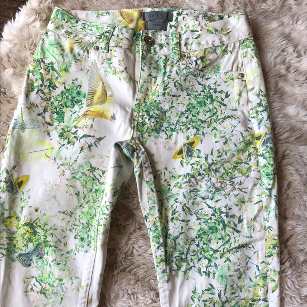 Ted Baker Botanical Print Jeans